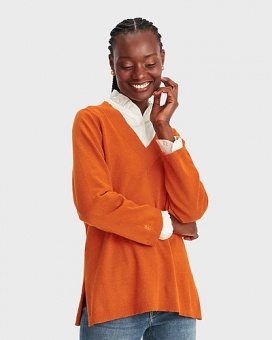 Newhouse Linnea V-neck Amber